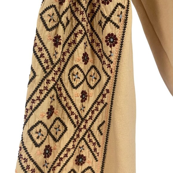 Free People Senorita Crop Embroidered Puff Sleeve Pullover - Picture 2 of 8